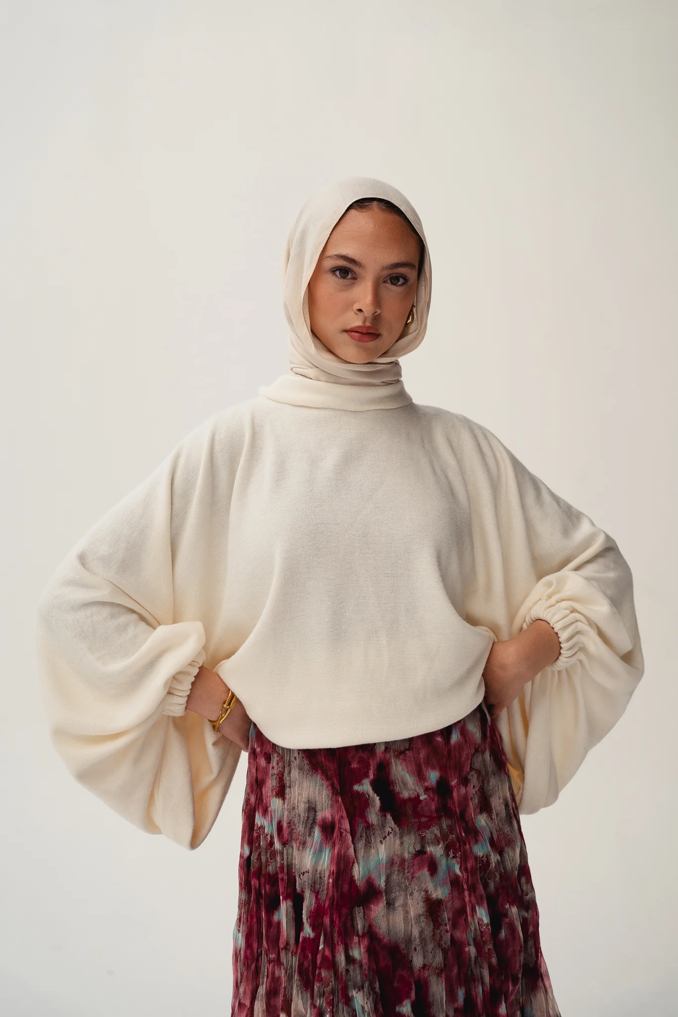 Lumi wool top - ivory